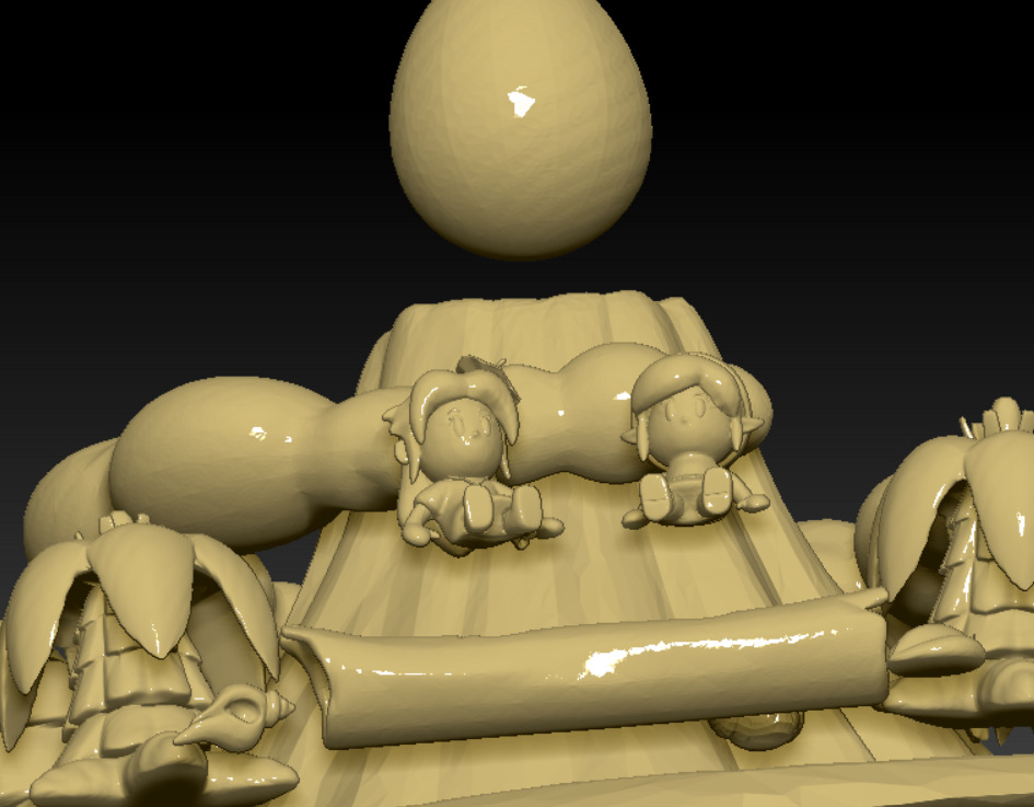 Lins Awakening Diorama 3D print model_4