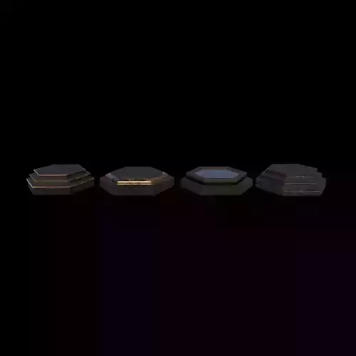 Black Podium  3D model