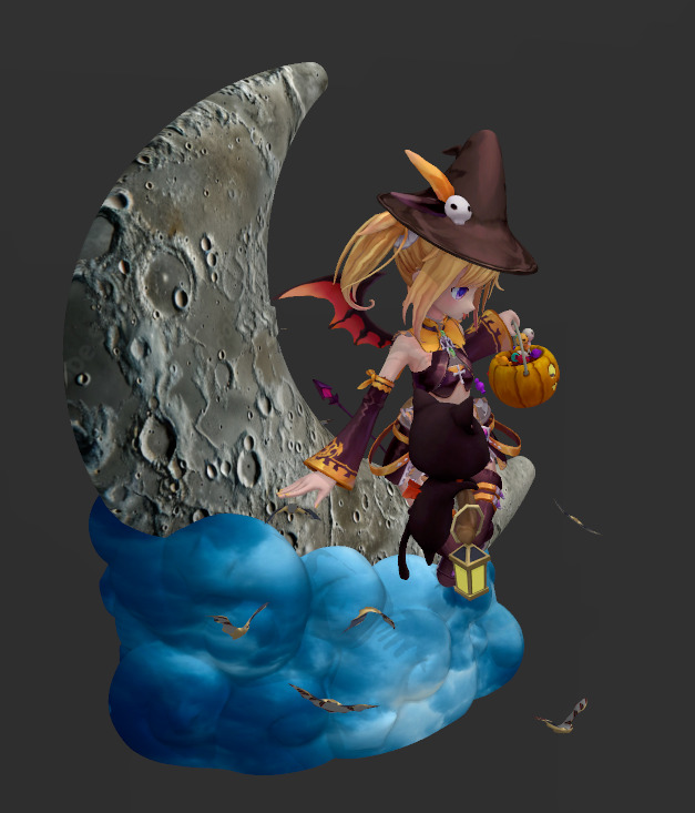 Little Witch 3D print model_7