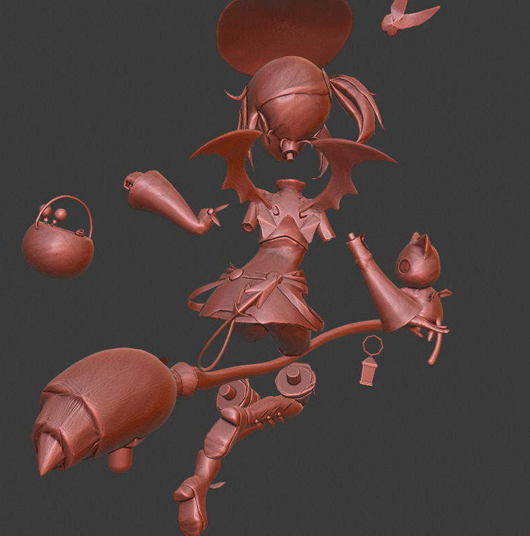 Little Witch 3D print model_8