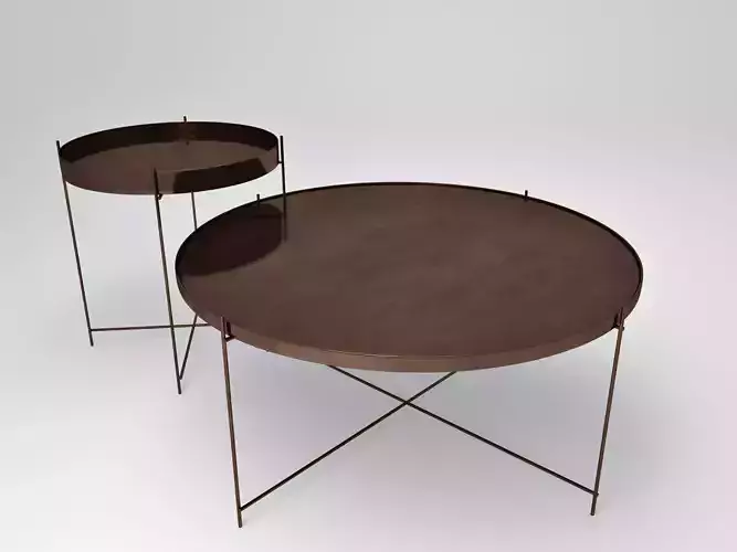 Oxon copper table set