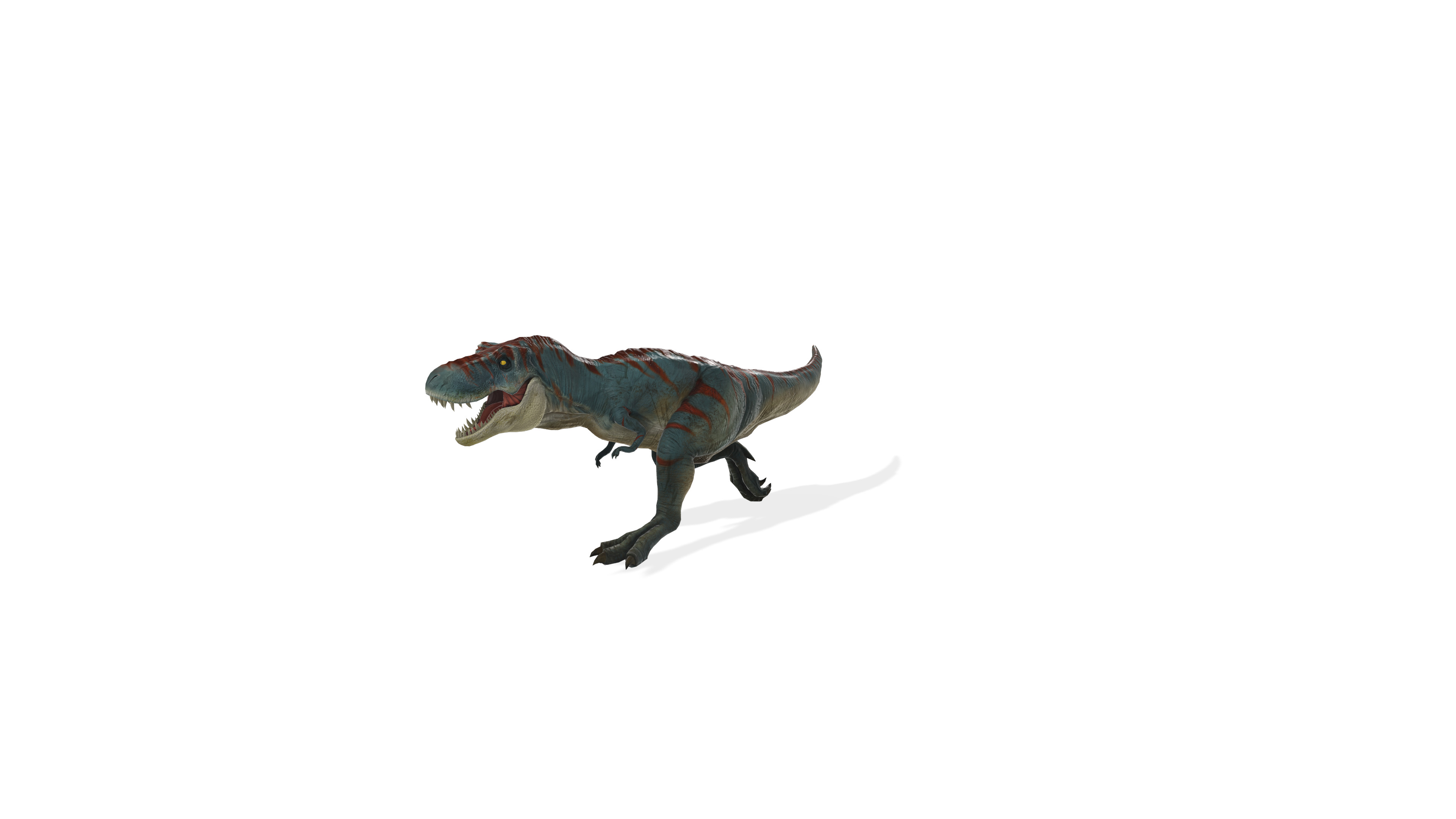 Rampaging T-Rex Ferocious Animated Dinosaur 3D Model 3D model_5