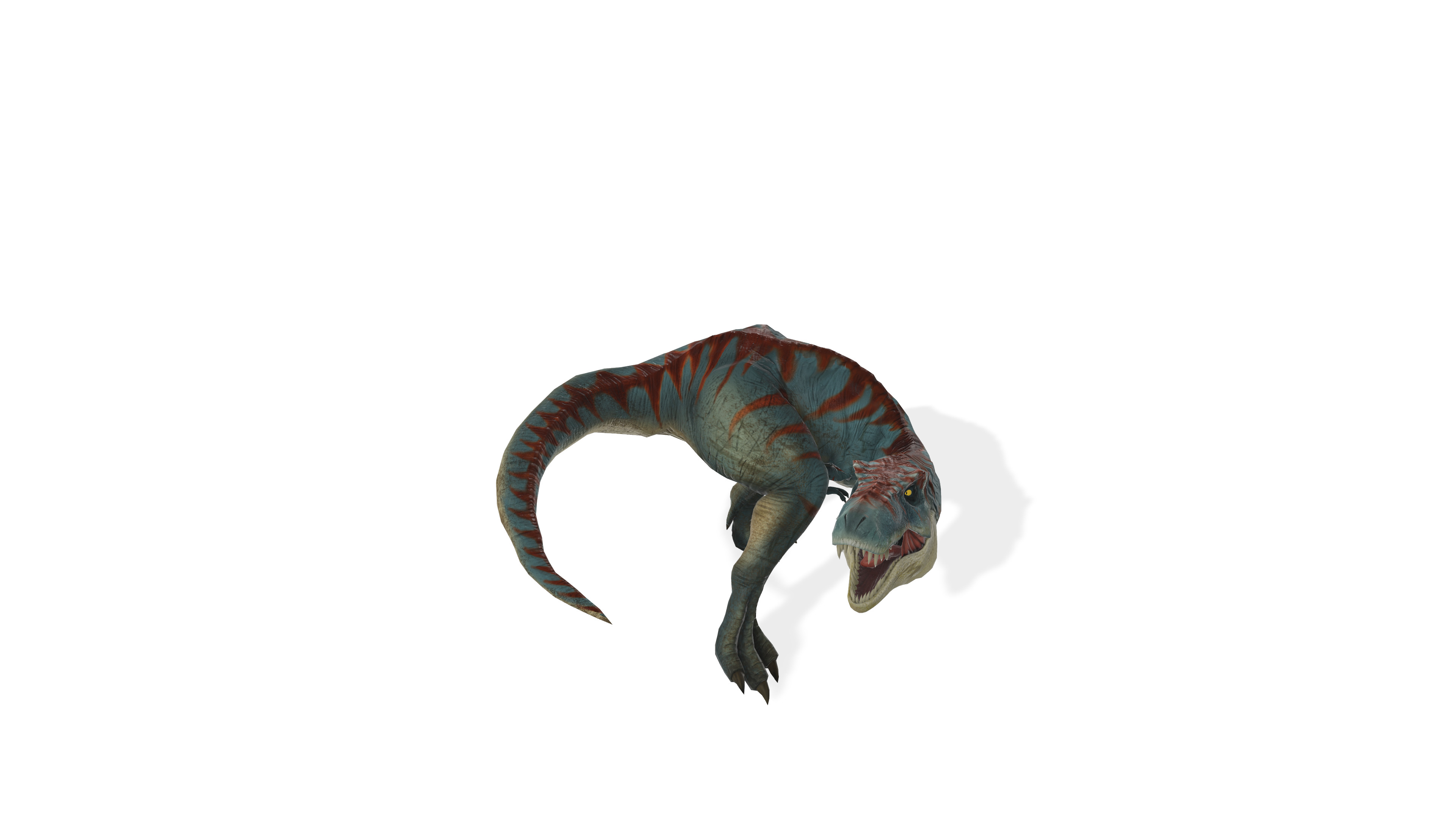 Rampaging T-Rex Ferocious Animated Dinosaur 3D Model 3D model_4