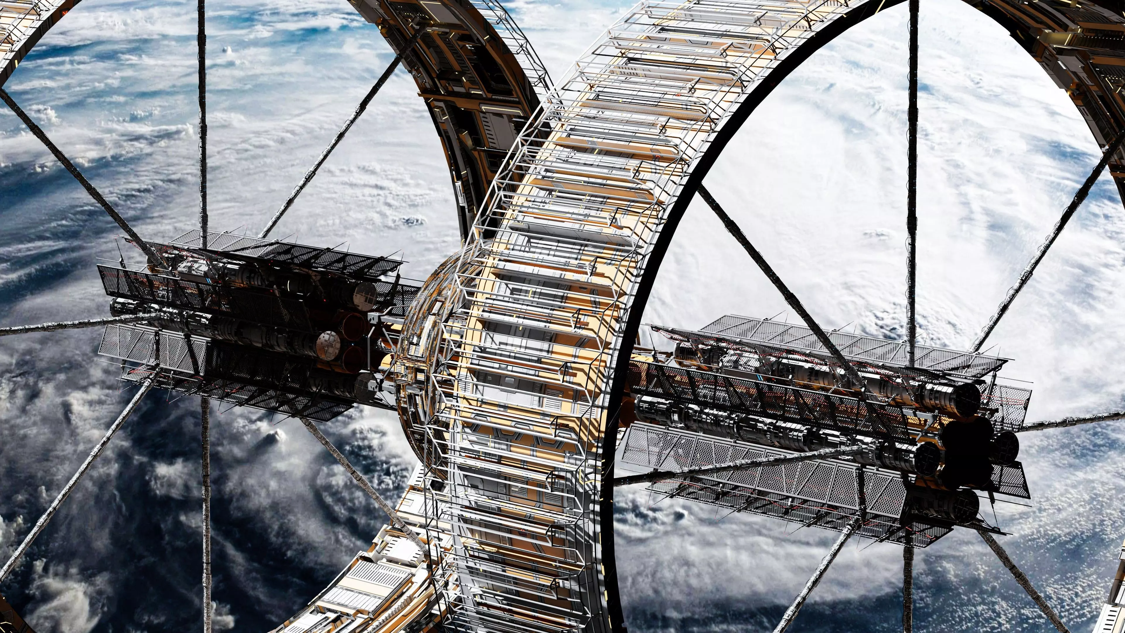 Space Ship 3D model_0