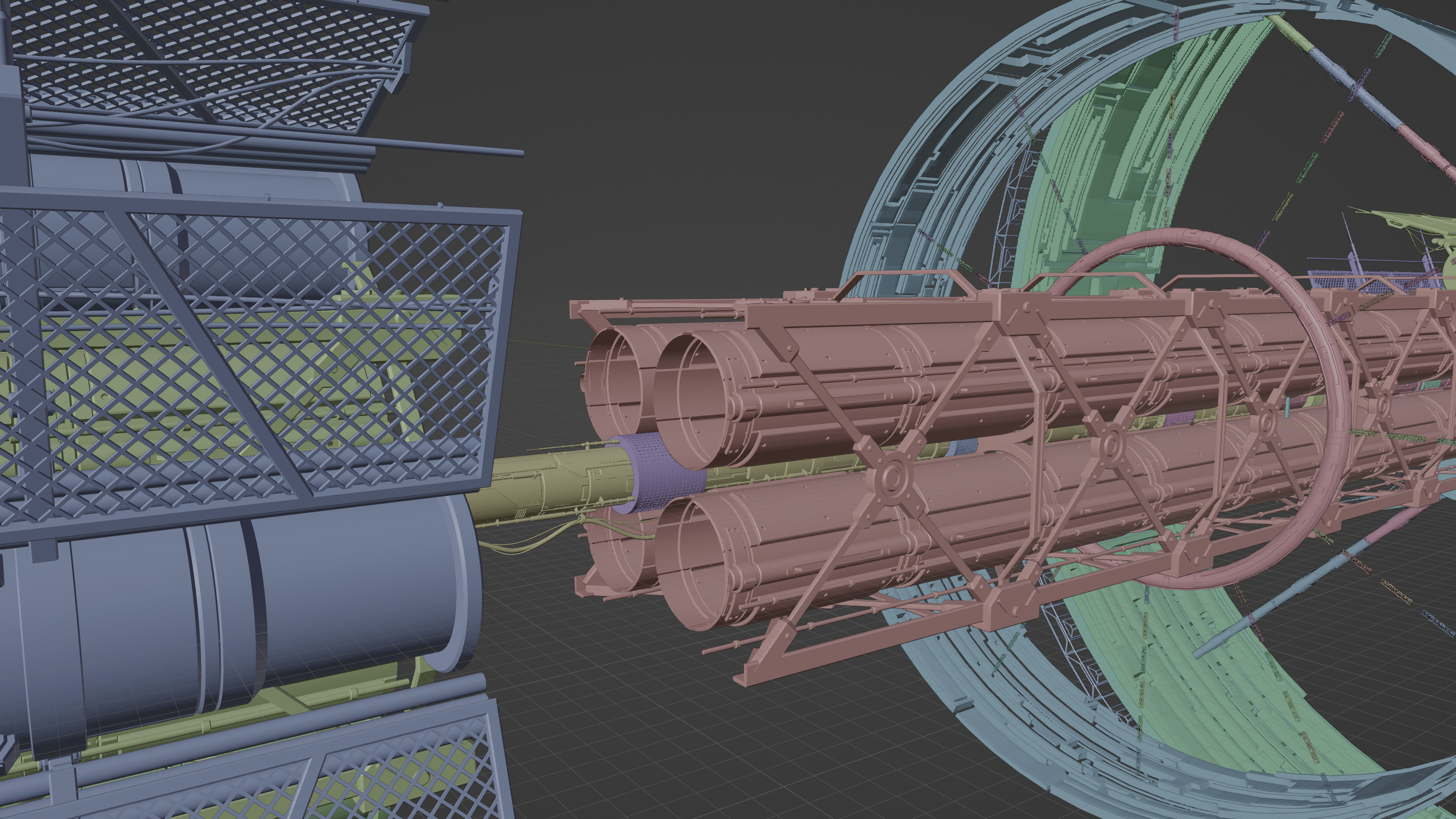 Space Ship 3D model_4