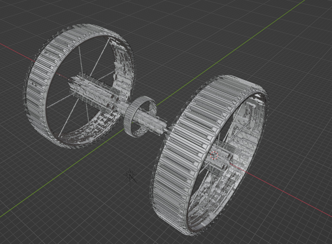 Space Ship 3D model_2