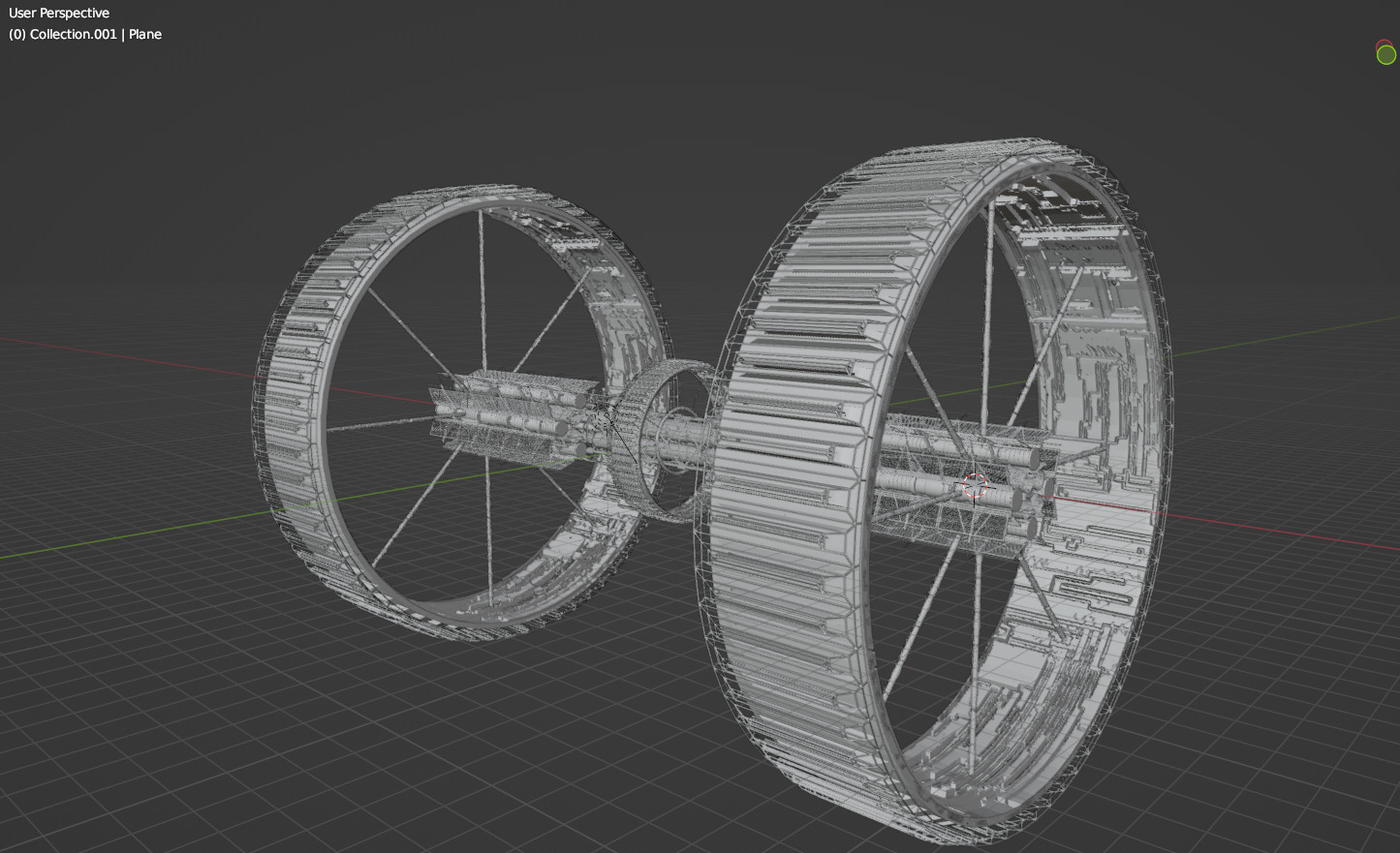 Space Ship 3D model_1