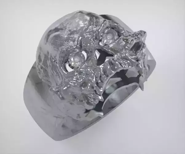 Skull Ring - art 0516