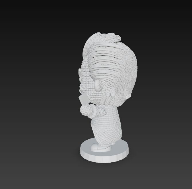 Knitted Joker Figure 3D Print Model 3D model_19