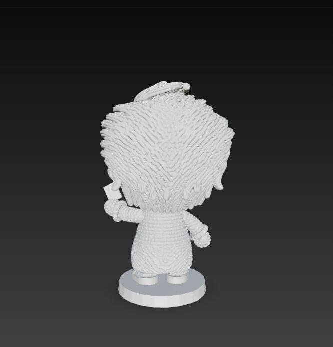 Knitted Joker Figure 3D Print Model 3D model_18