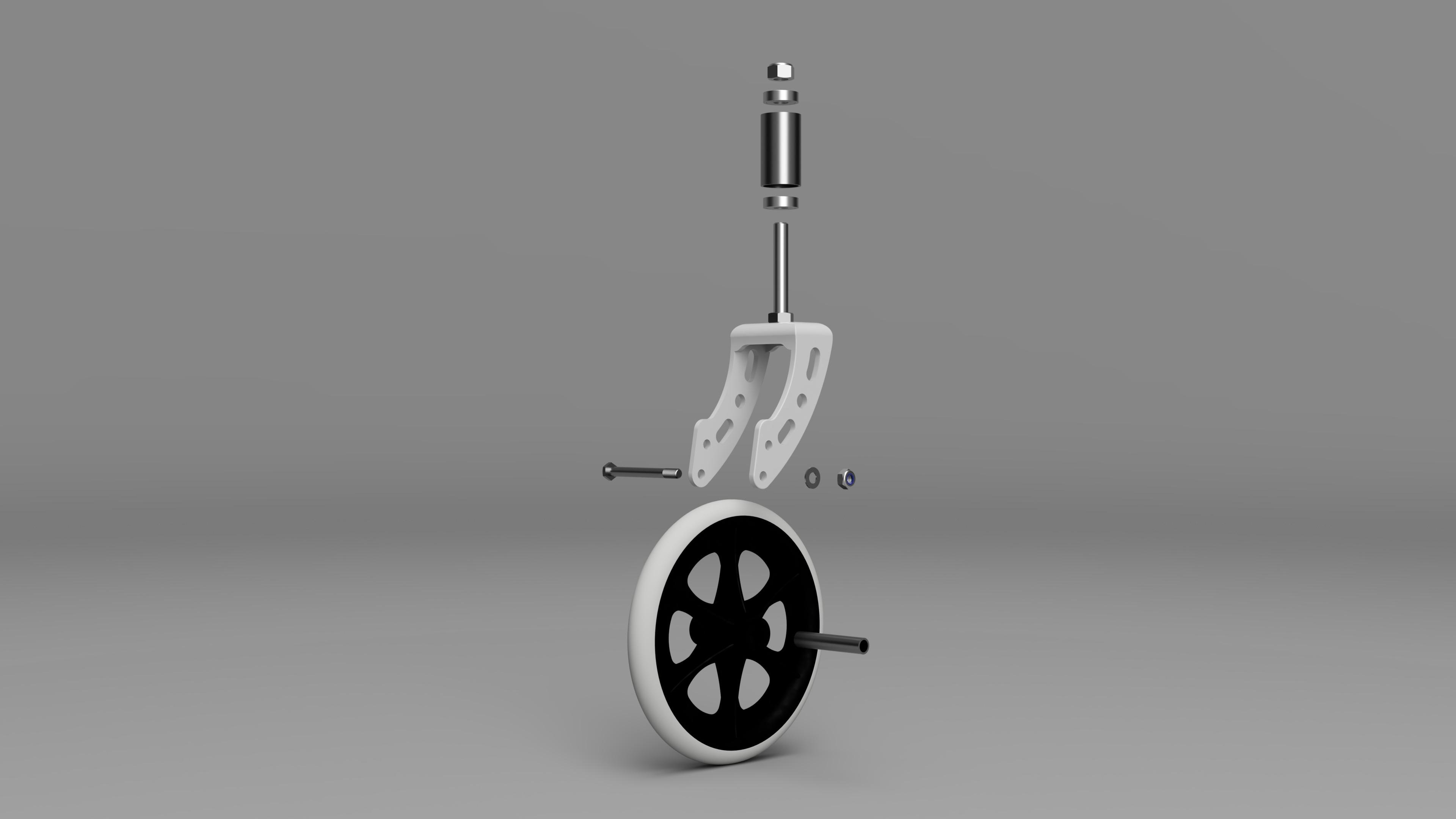 Medical 8 Inch Surgical Wheel 25mm Wide 3D print model_4