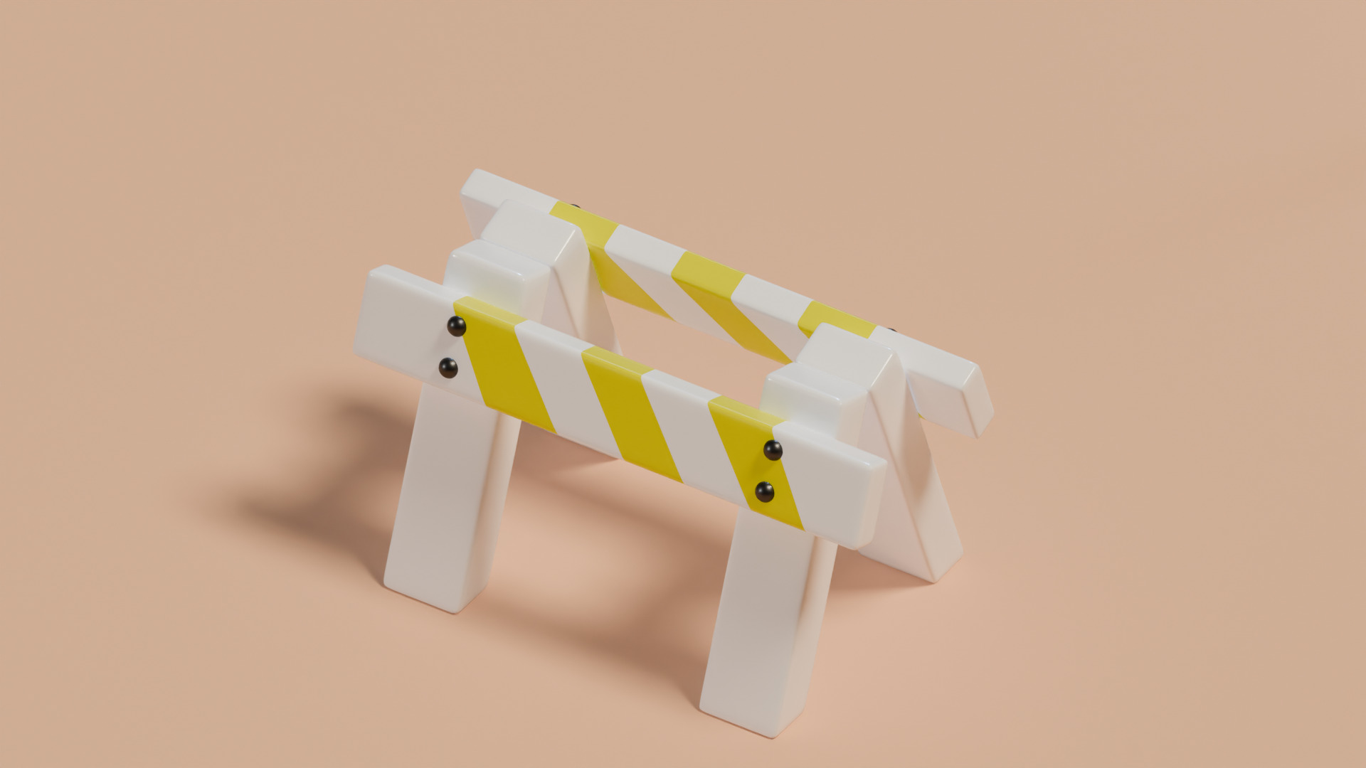 Stylized Street Assets Low-poly 3D model_4