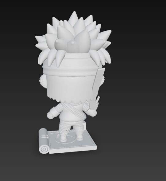 Knitted Naruto Figure 3D Print Model 3D model_20