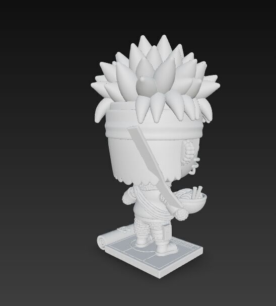 Knitted Naruto Figure 3D Print Model 3D model_19