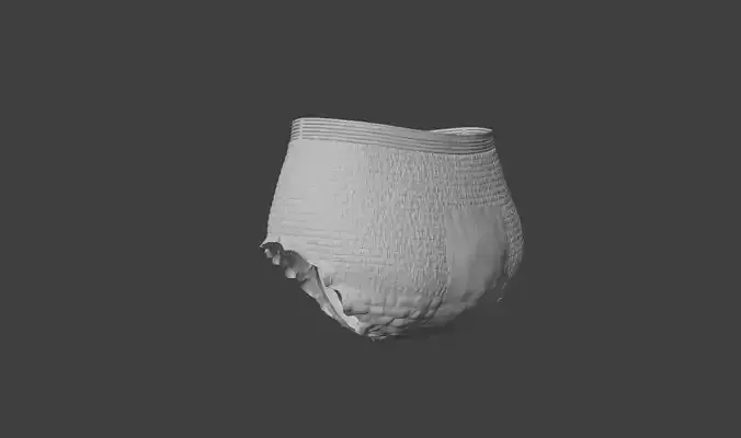 Period Pant 3D Model