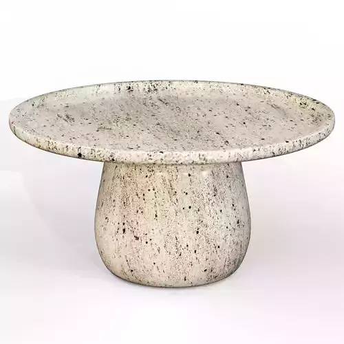 Marble Stone Coffee Table Low-poly 3D model