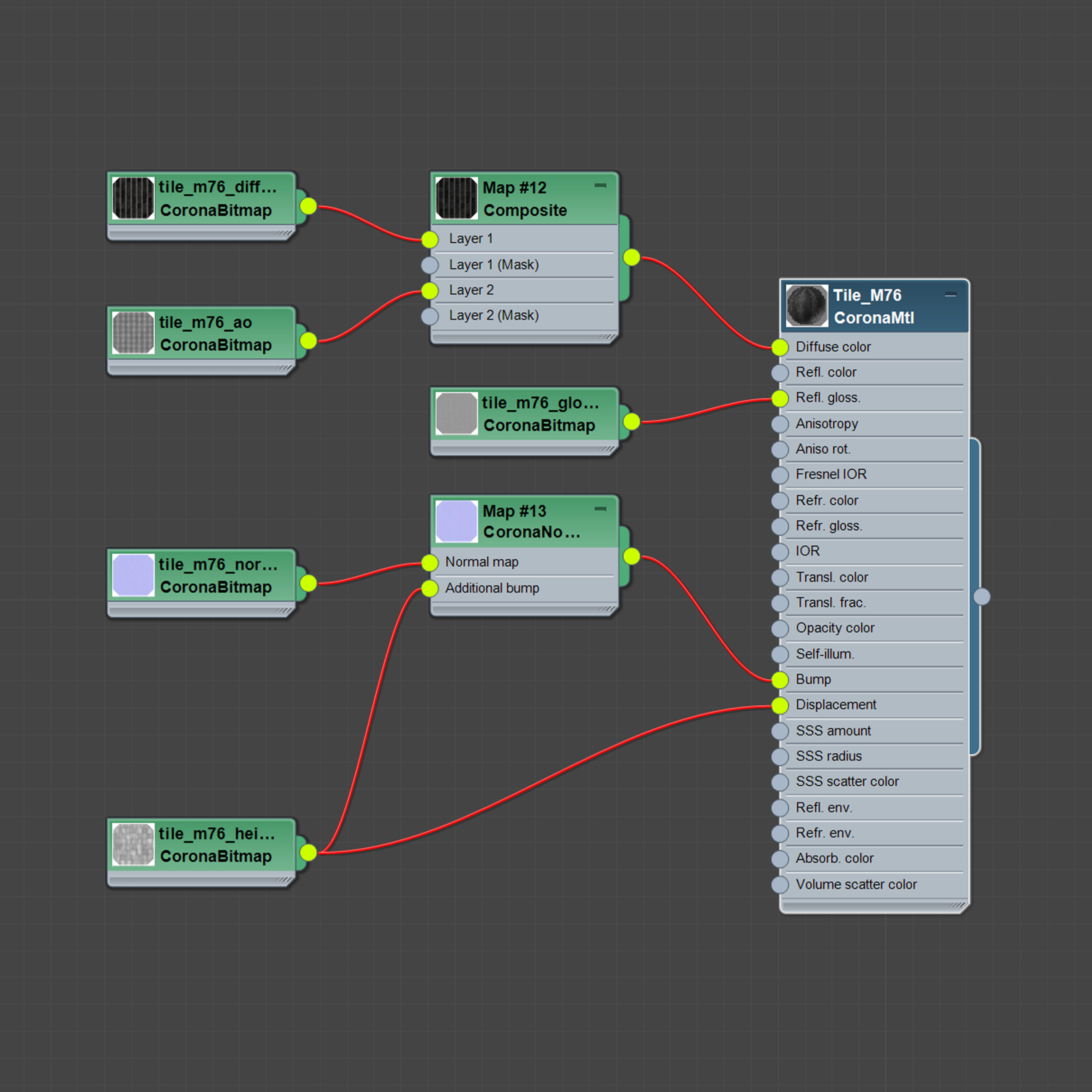 Seamless PBR Tile Material 76 Texture_6