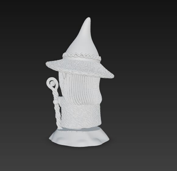 Knitted Gandalf Figure 3D Print Model 3D model_15