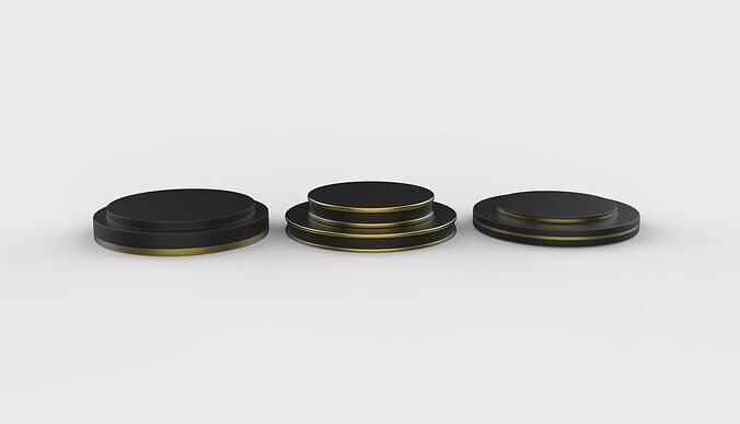 Pedestal Podium 3D model
