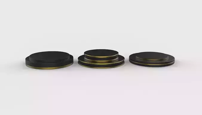 Pedestal Podium 3D model