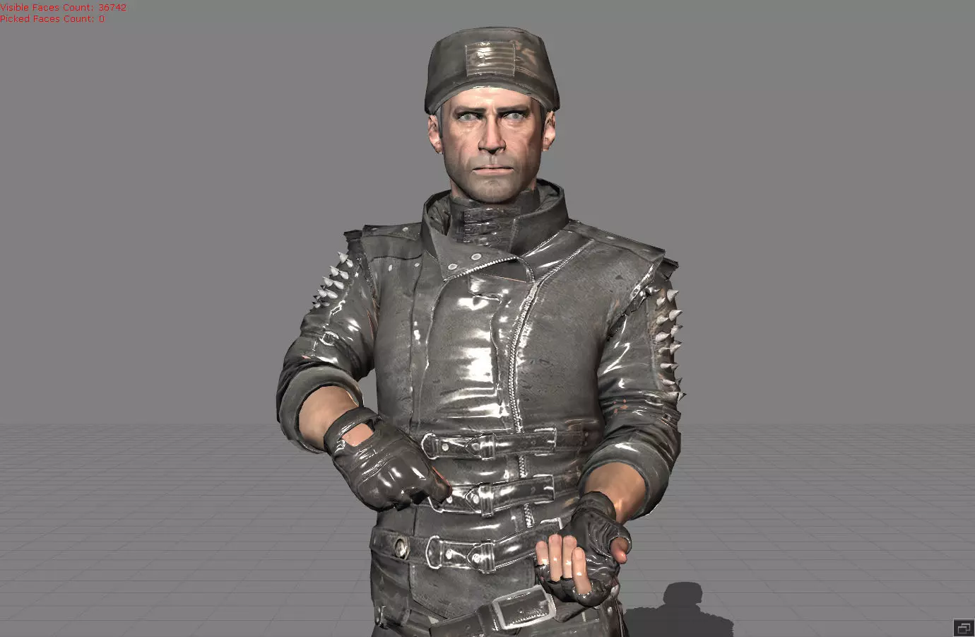 Male Character 10 Pubg 3D model_0