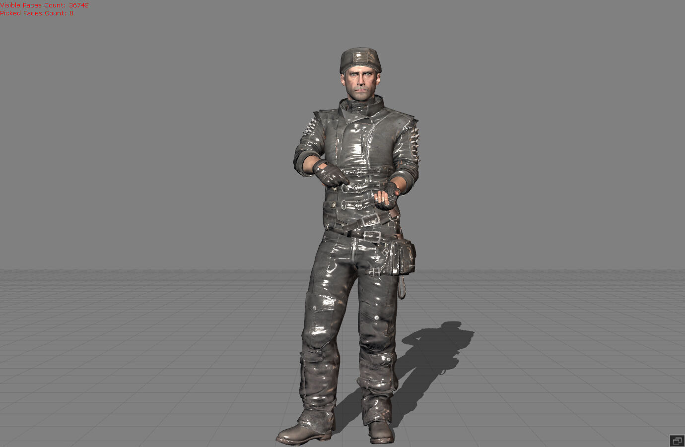 Male Character 10 Pubg 3D model_1