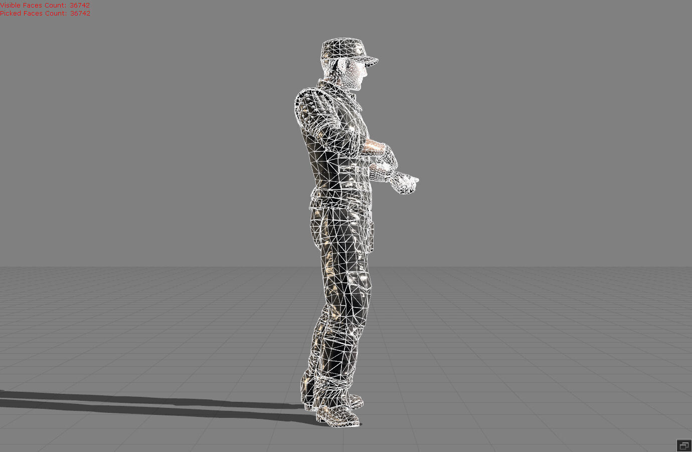 Male Character 10 Pubg 3D model_7