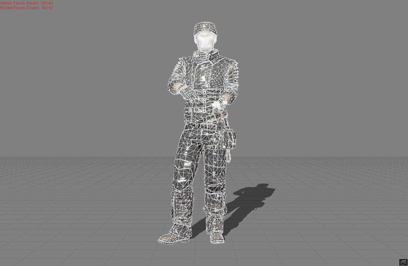 Male Character 10 Pubg 3D model_6