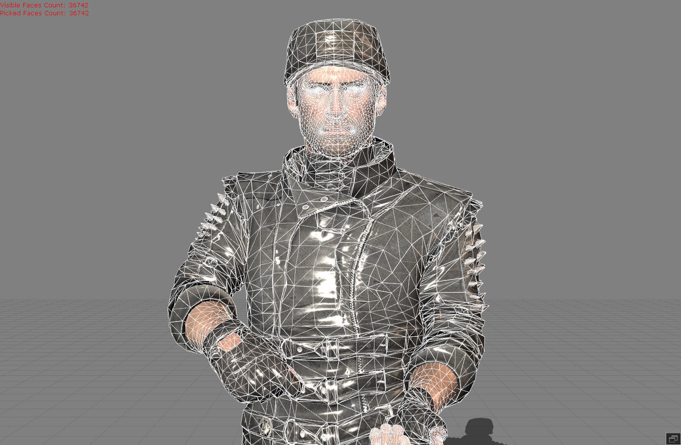Male Character 10 Pubg 3D model_5