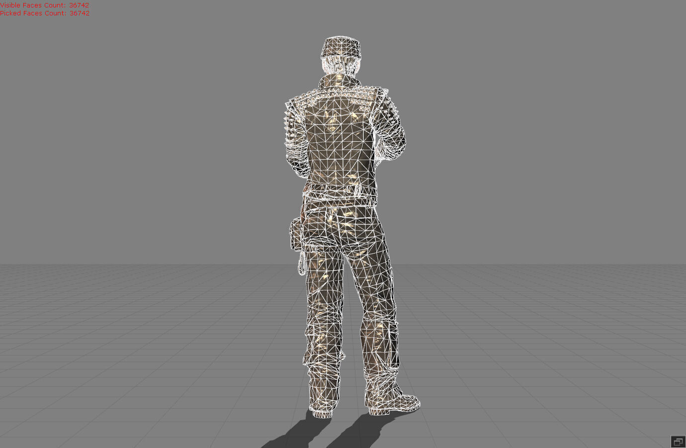 Male Character 10 Pubg 3D model_9