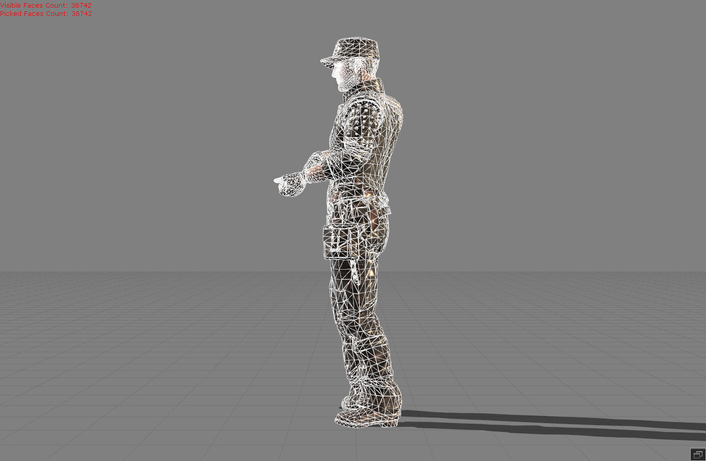 Male Character 10 Pubg 3D model_8