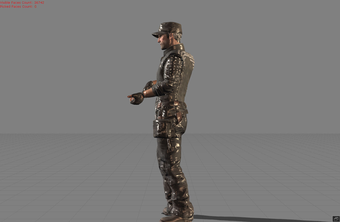 Male Character 10 Pubg 3D model_3