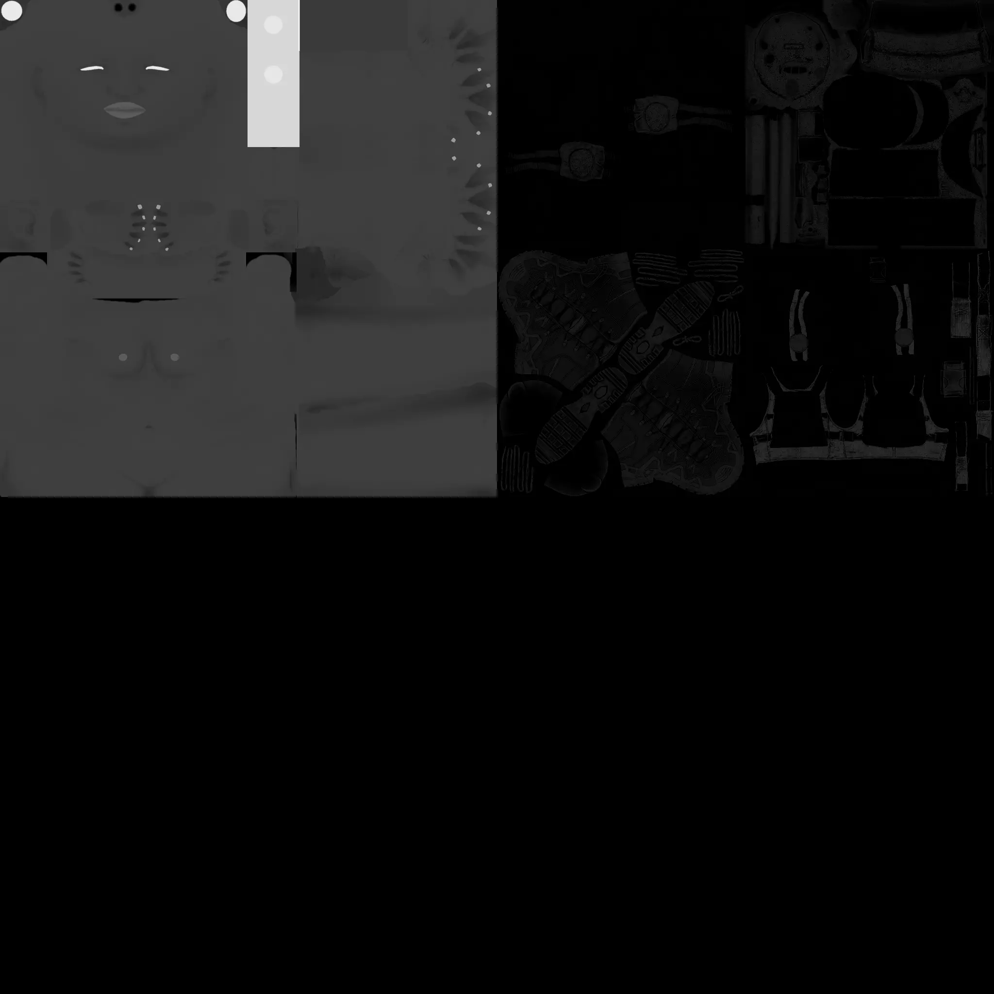 3D Character Model Low Poly Soldier Game Ready Low-poly 3D model_13