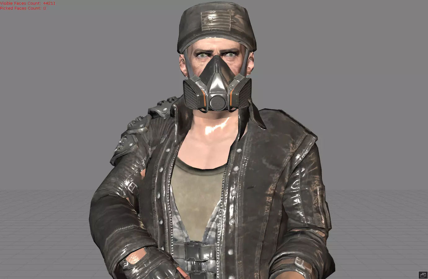 Male Character 11 Pubg 3D model_0