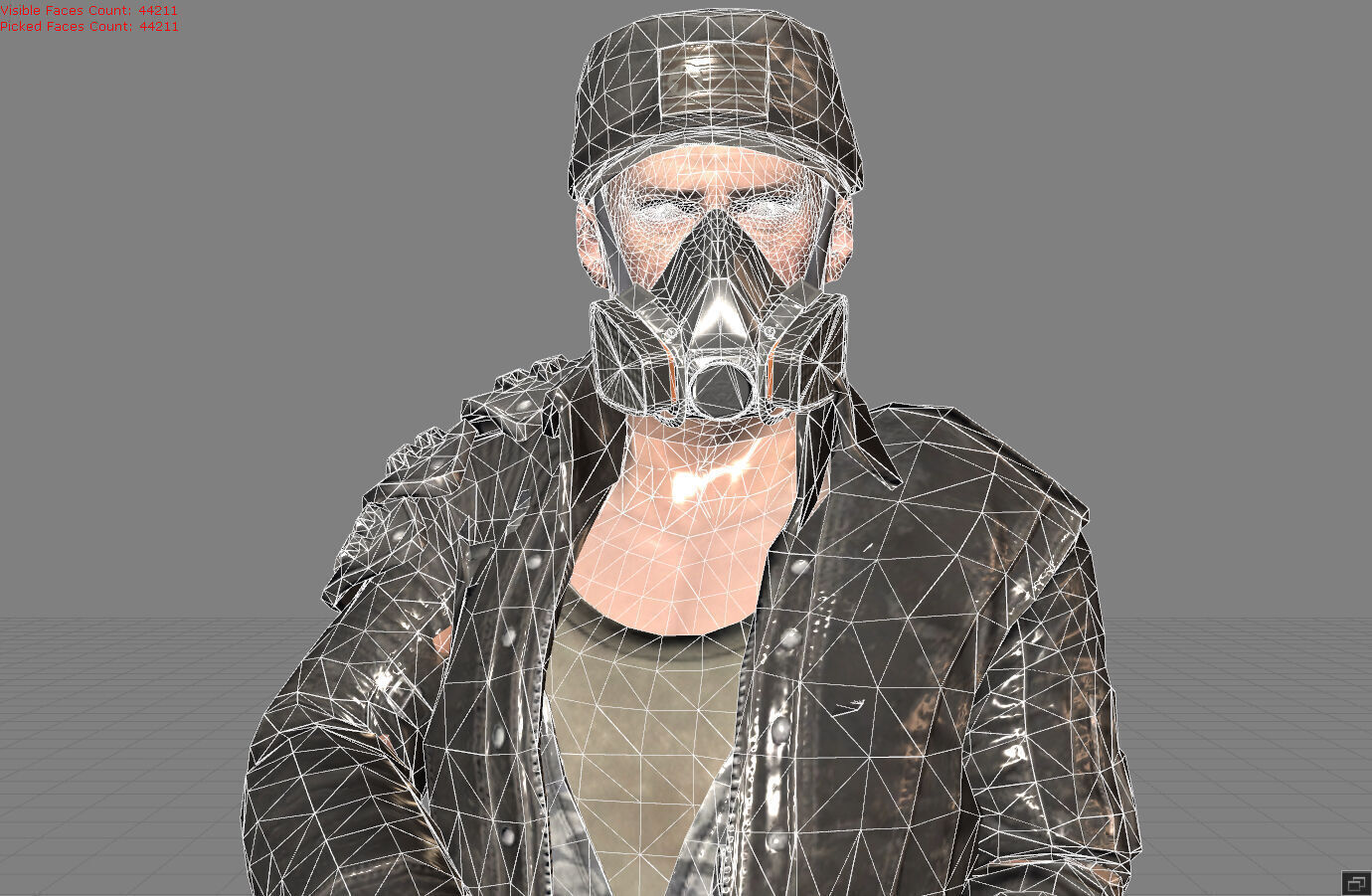 Male Character 11 Pubg 3D model_5