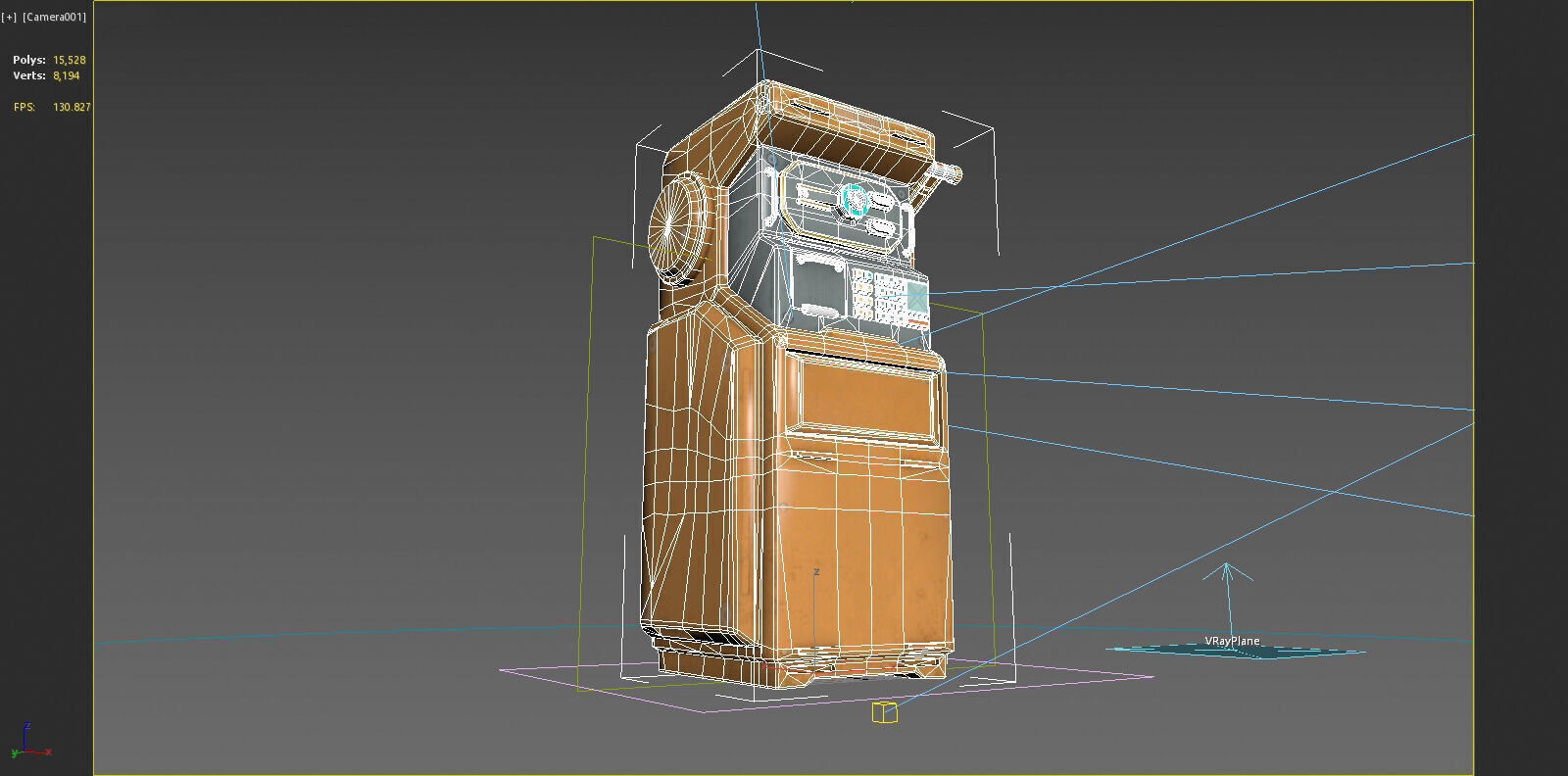 Future sci-fi equipment computer 3D model_6
