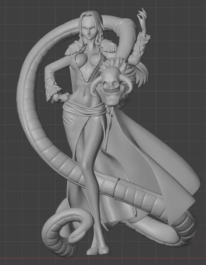 Boa Hancock the Pirate Empress 3D print model_0