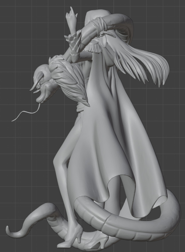 Boa Hancock the Pirate Empress 3D print model_3