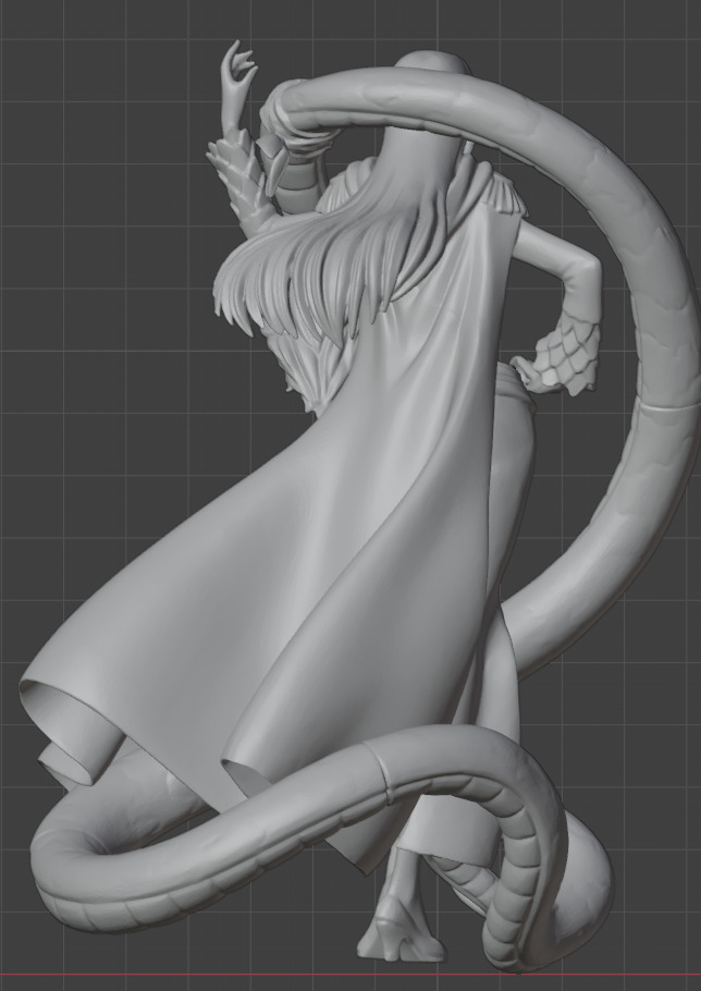 Boa Hancock the Pirate Empress 3D print model_4