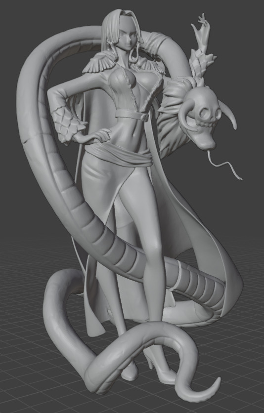 Boa Hancock the Pirate Empress 3D print model_1