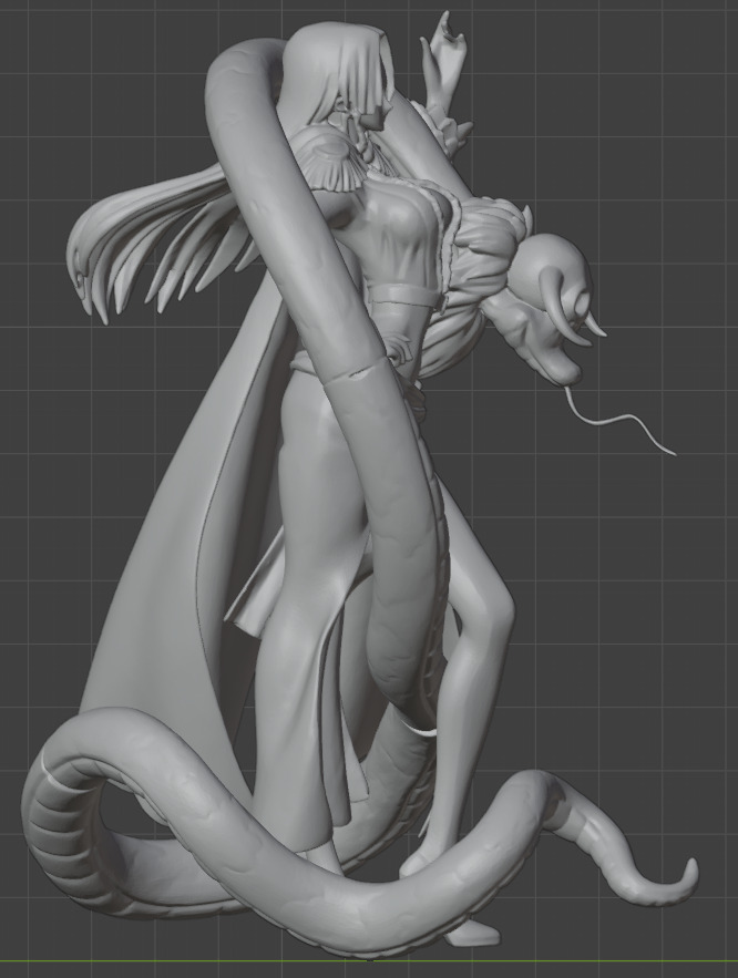 Boa Hancock the Pirate Empress 3D print model_5