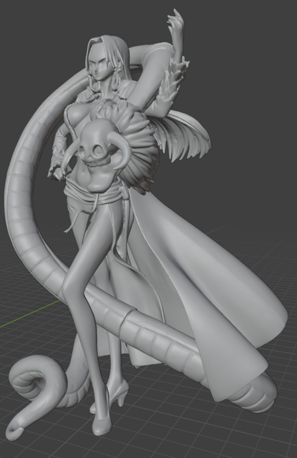 Boa Hancock the Pirate Empress 3D print model_2