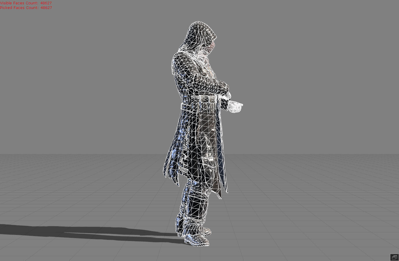 Male Character 014 Pubg 3D model_7