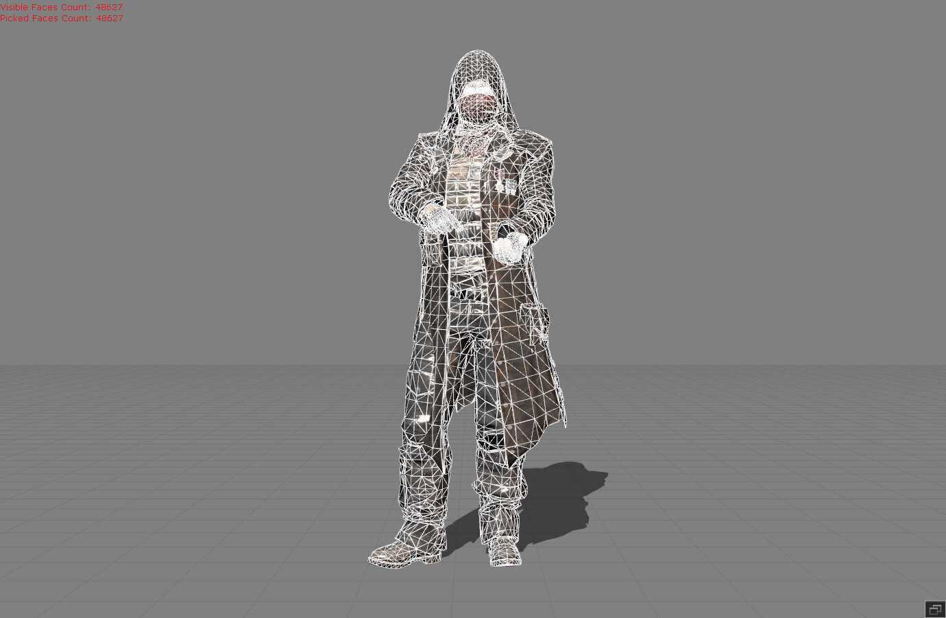 Male Character 014 Pubg 3D model_6