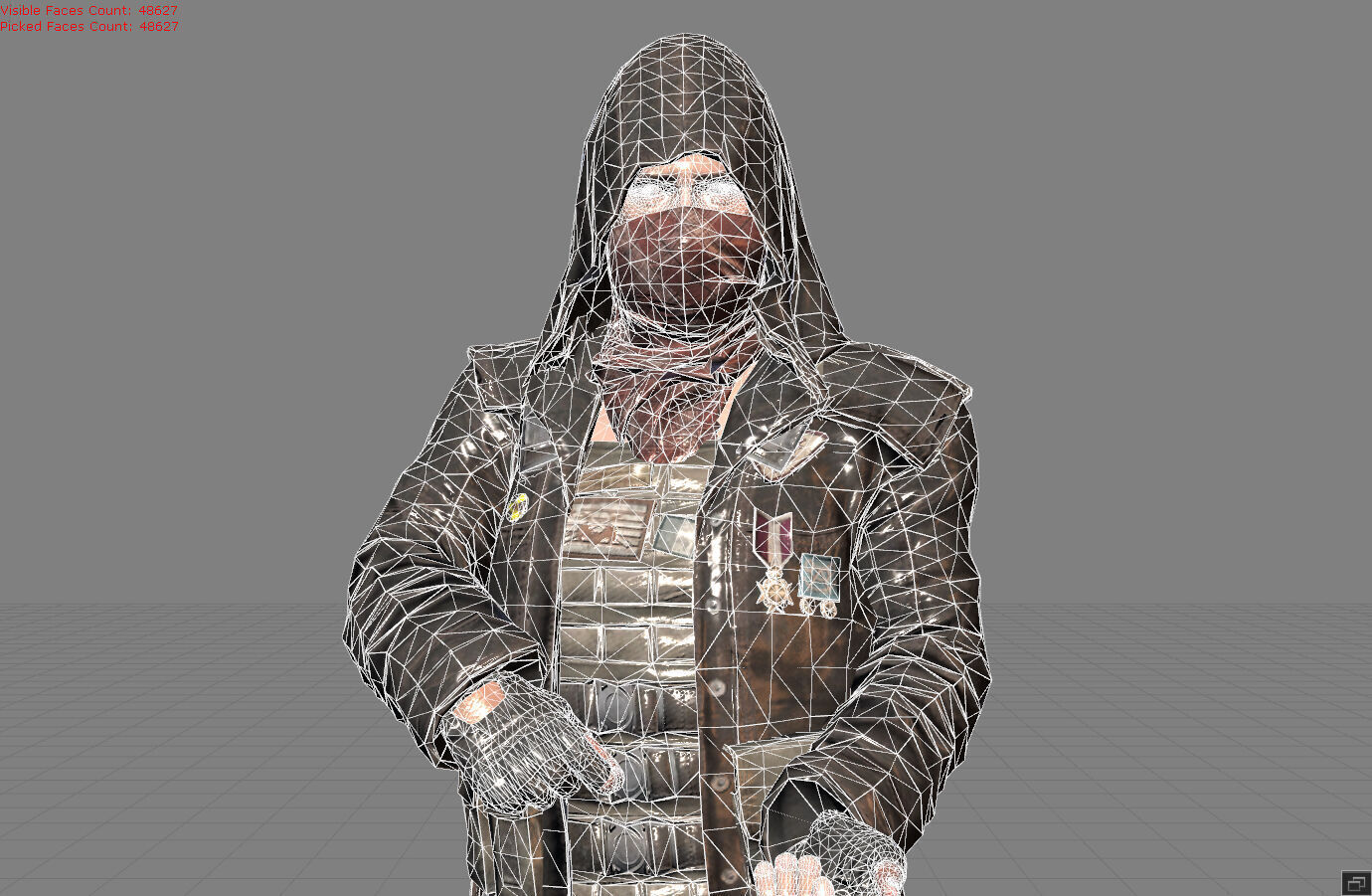 Male Character 014 Pubg 3D model_5