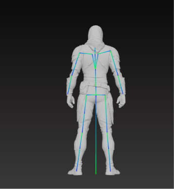 Vanguard of the Obsidian Order  Elite Sentinel Armor Set Low-poly 3D model_27