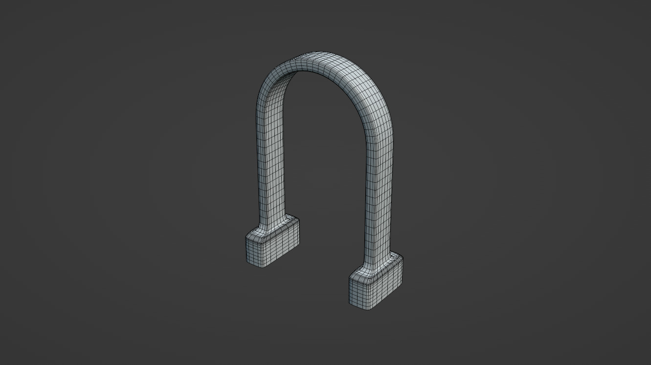 Gothic arch 3D model_5