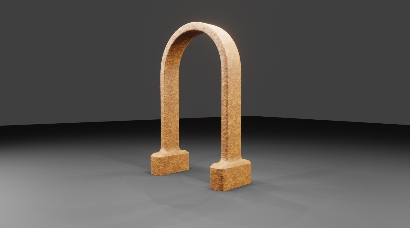 Gothic arch 3D model_1