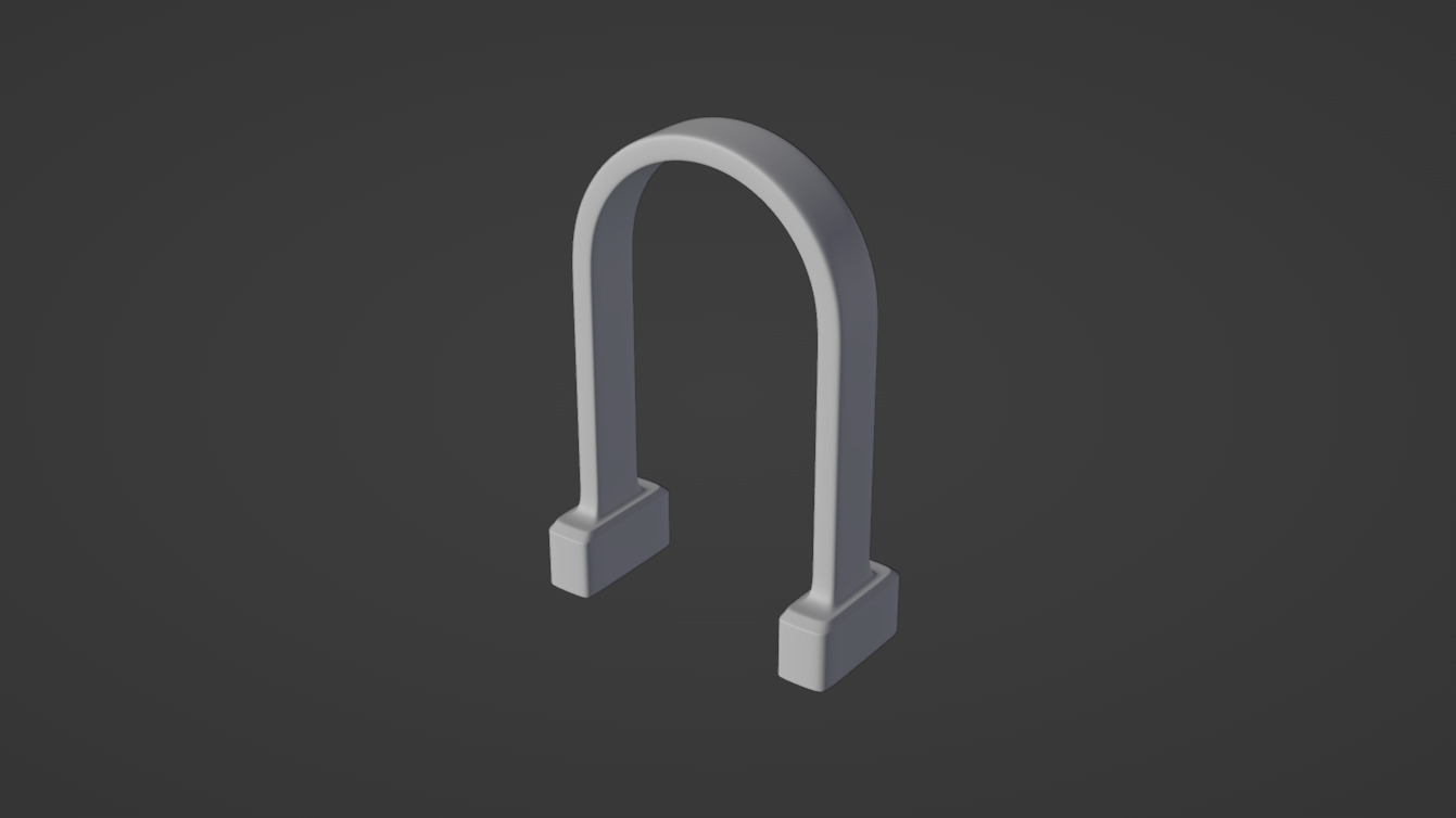 Gothic arch 3D model_4