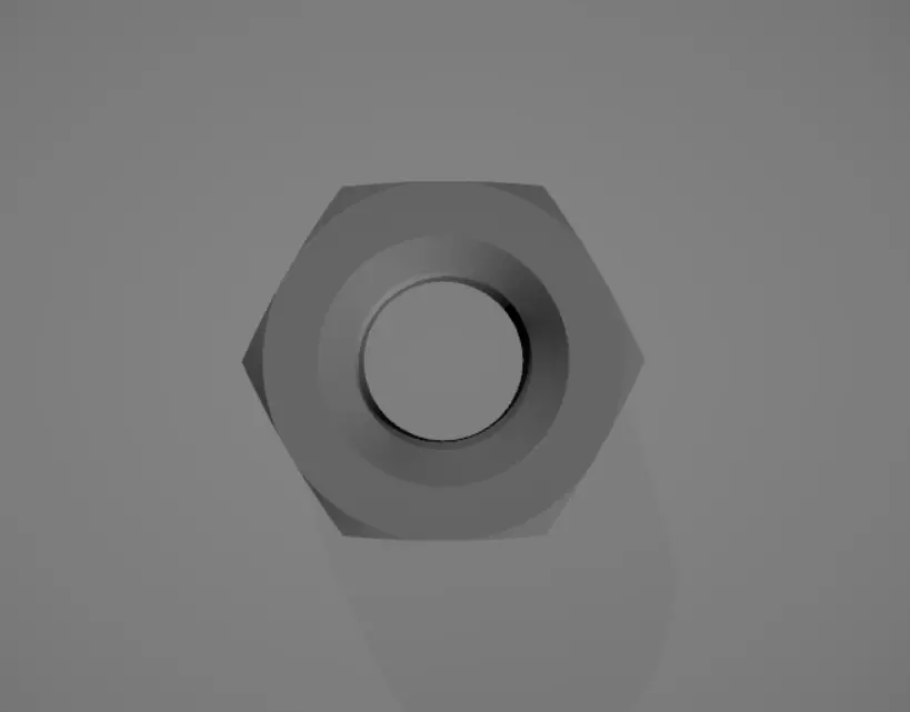 Nut 10mmX10mm ISO Metric Profile Thread Type Free 3D print model_0